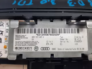 4E0919603K Монитор Audi A6 C5 (S6,RS6) Арт AL12515777862, вид 4