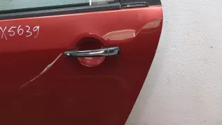 9006Q3 Дверь задняя левая красная Citroen C3 Picasso Арт 20169055, вид 2