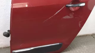 9006Q3 Дверь задняя левая красная Citroen C3 Picasso Арт 20169055, вид 3