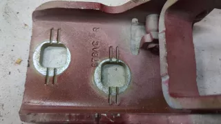 68030374AC Петля двери передней правой красная Chrysler Town Country 5 Арт 20563884, вид 2