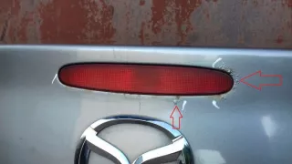  Крышка багажника (дверь 3-5) Mazda 3 BK Арт e12065717, вид 2