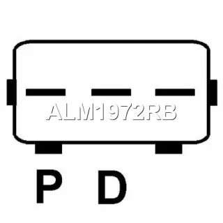 0986081130,114111,CAL35209,DRA0195,CA1972,ALM1972BS,ALM1972UX,ALM1972YX,RF7J18300A,RF7J18300B,A003TB6581,A3TB6581,ALM1972RB,23945R Генератор Mazda 3 BK 2.0л Арт А2222456771-2, вид 3