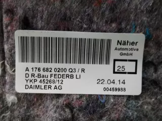 A1766820200 Изоляция колесной арки Mercedes A W176 Арт 2-184242, вид 3