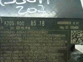 2059008518,A2059008518 Блок управления подушек безопасности Mercedes C W205 Арт 00007721, вид 4