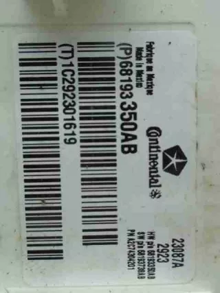 68193350AB Блок Body control module Jeep Grand Cherokee IV (WK2) Арт 00033727, вид 3