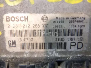 0281010268 Блок управления двигателем Opel Zafira A Арт AM5267233, вид 2