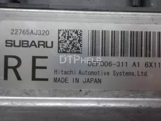 22765AJ320 Блок управления двигателем Subaru Forester SJ Арт AM50976123, вид 4