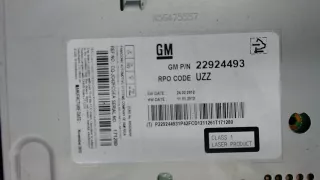 22924493 Магнитола (аудио система) Opel Zafira C Арт 6215943, вид 3