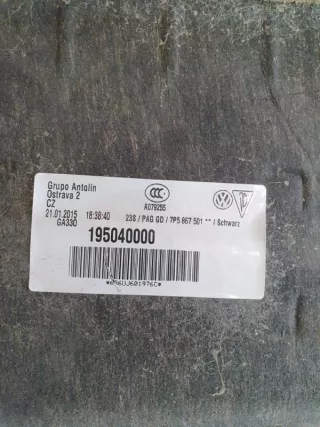 7P5867501 Обшивка потолка Porsche Cayenne 957 Арт DN121996, вид 9