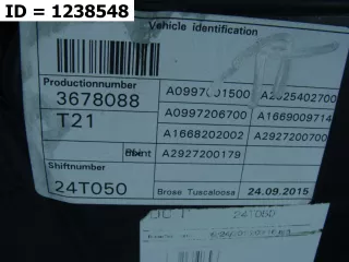 Стеклоподъемник передний левый Mercedes ML/GLE W166 2015г. A2927203902 - Фото 2