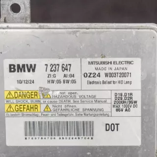 W003T20071, 7237647 , art458623 Блок розжига ксенона BMW 5 F10/F11/GT F07 Арт 458623, вид 6