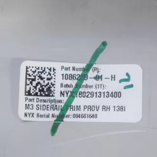 1086269-01-H , art261020 Обшивка стойки центральной правой Tesla model 3 Арт 261020, вид 3