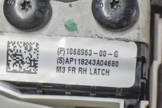 1068963-00-G , art2963366 Замок двери передней правой Tesla model 3 Арт 2963366, вид 6