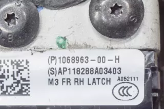 1068963-00-H , art2965225 Замок двери передней правой Tesla model 3 Арт 2965225, вид 5