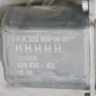 A22290606010130822506 , art187737 Моторчик стеклоподъемника задний правый Mercedes S W222 Арт 187737, вид 4