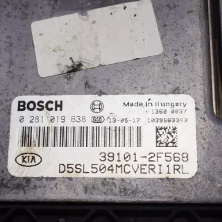 39101-2F5680281019638, 39101-2F568 , art396533 Блок управления двигателем Kia Sportage 3 Арт 396533, вид 6