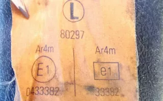 0433382,00048251 Ремень безопасности передний левый Toyota Carina E Арт 2047189, вид 7