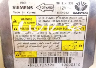 96314932,5WK4202,SIEMENS Блок AirBag Daewoo Matiz M150 restailing Арт 2052192, вид 3