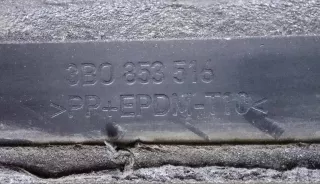 3B0853516 Молдинг двери передней правой Volkswagen Passat B5 Арт 2028077, вид 3