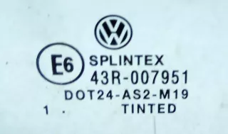 43R-007951 Стекло двери передней правой Volkswagen Golf 4 Арт 2045111, вид 2