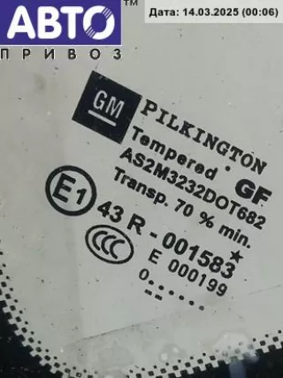13271404 Стекло кузовное боковое заднее левое Opel Astra J Арт 53881218, вид 2