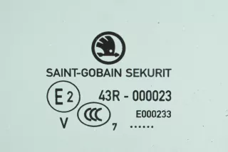 43R-000023, 3V9845205A , art443692 Стекло двери задней левой Skoda Superb 3 Арт 443692, вид 5