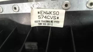 574CVS,F042B85BC,7M0880201E Подушка безопасности водителя Ford Galaxy 1 restailing Арт 5707582, вид 3