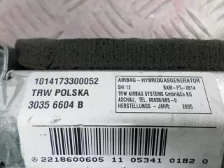 2218600605 Подушка безопасности сиденья Mercedes SK Арт 00104836, вид 3