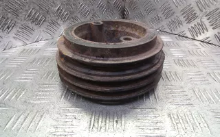 1104A082 Шкив коленвала демпферный дизельный Mitsubishi Pajero 4 Арт 4DN07AZ01, вид 2