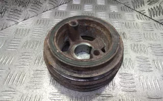 1104A082 Шкив коленвала демпферный дизельный Mitsubishi Pajero 4 Арт 4DN07AZ01, вид 3