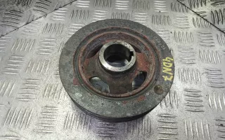 1104A082 Шкив коленвала демпферный дизельный Mitsubishi Pajero 4 Арт 4DN07AZ01, вид 5