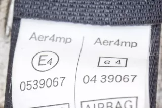 E40539067, E40439067, BAM-PT1-1056 , art454603 Ремень безопасности передний левый Mazda 6 2 Арт 454603, вид 6