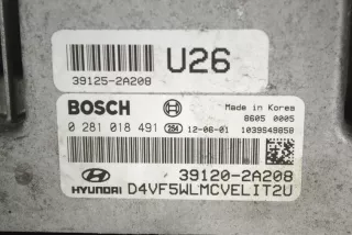 39125-2A208, 0281018491 , art300547 Блок управления двигателем Hyundai i40  Арт 300547, вид 6