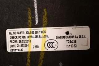 80A863880T , art3013287 Обшивка багажника Audi Q5 2 Арт 3013287, вид 6