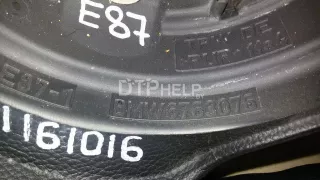 32306763076 Рулевое колесо для AIR BAG (без AIR BAG) BMW 1 E81/E82/E87/E88 Арт AM21161016, вид 2