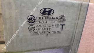  Стекло двери задней левой Hyundai Santa FE 2 (CM) Арт 00051475, вид 3