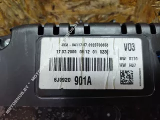6J0920901A Щиток приборов (приборная панель) Seat Ibiza 4 Арт 00010607P, вид 7