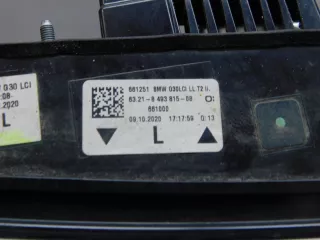  Фонарь задний внутренний левый BMW 5 G30/G31 Арт smt156907, вид 3