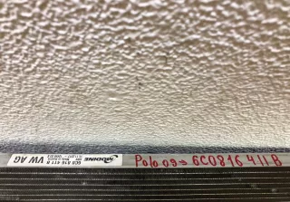 6c0816411b Радиатор кондиционера Volkswagen 411 Арт 388440997TP, вид 3