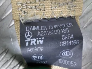 2518600485,A2518600485 Ремень безопасности Mercedes R W251 Арт 00198713, вид 4