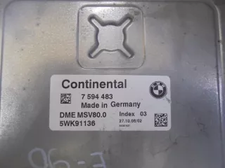 7594483,5WK91136 Блок управления ДВС BMW 3 E90/E91/E92/E93 Арт 00125561, вид 2