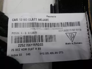9Y0885405ALOT5 Обшивка сидения заднего левого Porsche Cayenne 957 Арт BIT473812, вид 6