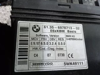 6135-6978713-02 Блок управления (другие) BMW 5 E60/E61 Арт 46023033266, вид 2