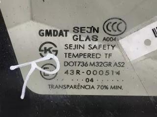  Стекло кузовное боковое правое Daewoo Rezzo Арт 2043269, вид 2