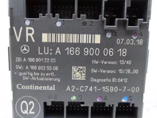 А1669000618 Блок управления передней правой двери Mercedes ML/GLE W166 Арт 00169728, вид 4