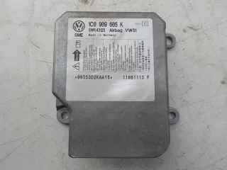 1C0909605K Блок управления подушками безопасности Skoda Fabia 2 Арт 617934, вид 1