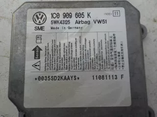 1C0909605K Блок управления подушками безопасности Skoda Fabia 2 Арт 617934, вид 4