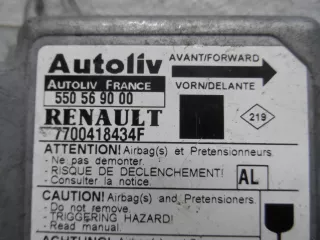 550569000 Блок управления подушек безопасности Renault Scenic 1 Арт 00156828, вид 4