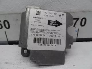 90520841 Блок управления подушек безопасности Opel Astra G Арт 00162772, вид 1