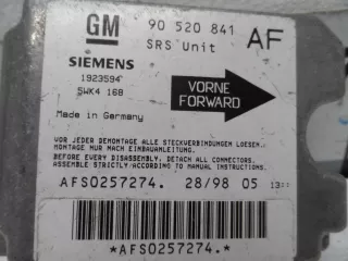 90520841 Блок управления подушек безопасности Opel Astra G Арт 00162772, вид 4